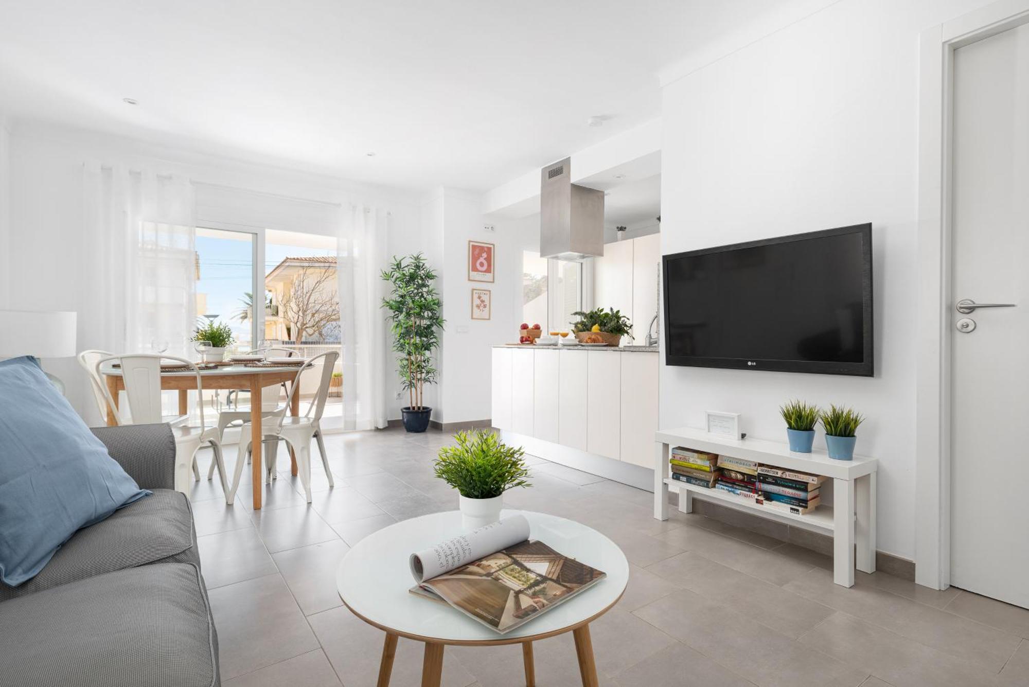 Apartamento Concha Junto A Playa, Clavells 1 1Er D 알쿠디아 외부 사진